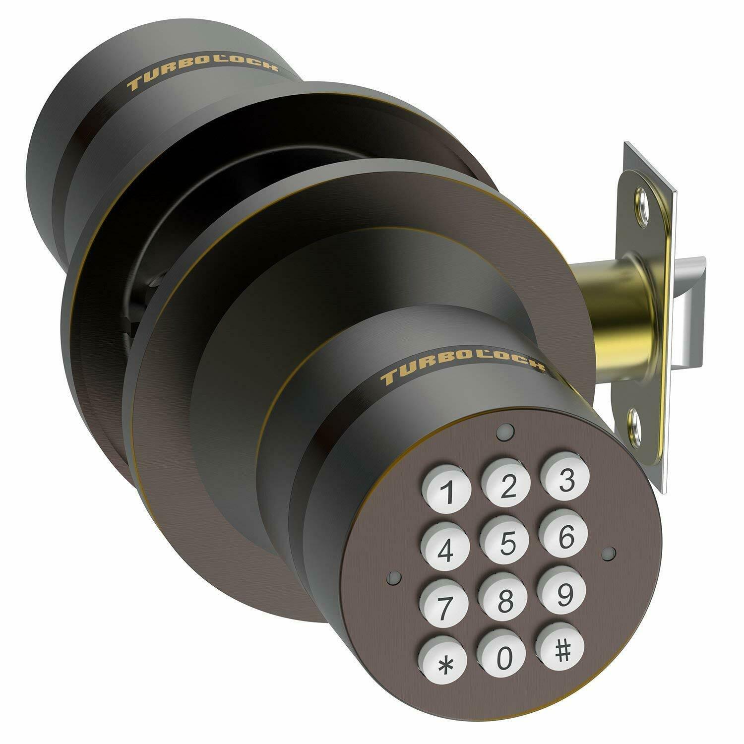 Turbolock Keyless Electronic Keypad Entry Smart Door Lock With Automatic Locking
