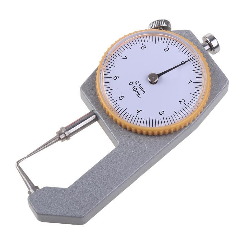 0~10mm Thickness Gauge Flat For  Thickness Tester Dial For Leather Cloth Mea