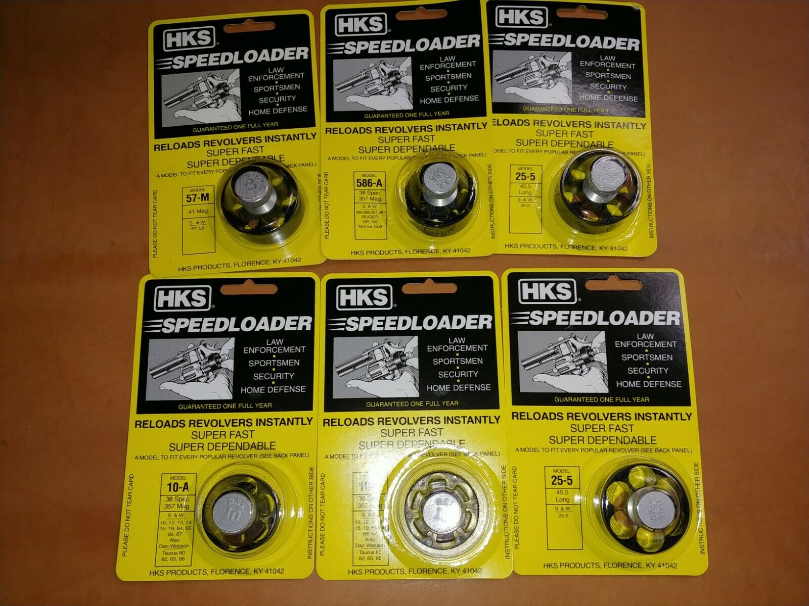 Hks Speedloaders All Model Revolvers 10-a 36-a, 25m, 586-a, 587 27a, Ds-a, +++p