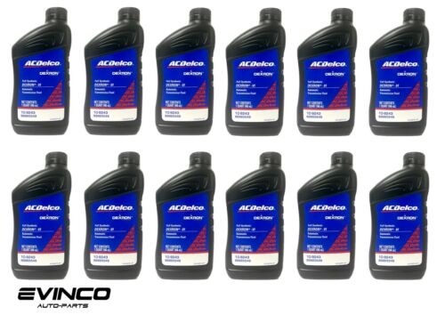 Acdelco Dexron Vi Full Synthetic Automatic Transmission Fluid 12 Quarts Oem