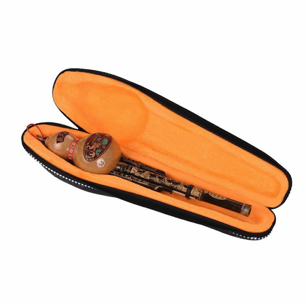 Handmade Hulusi Bamboo Gourd Cucurbit Flute Ethnic Musical Instrument Key Of C